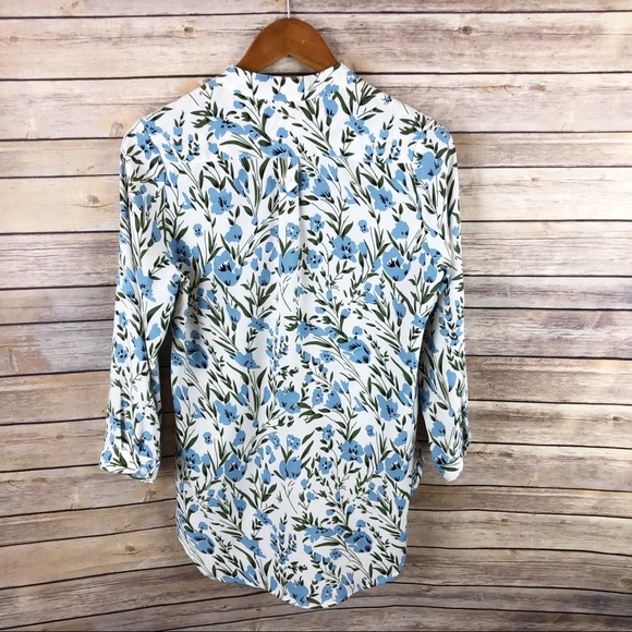 Stitch Fix Fun 2 Fun MacKenzie Floral Popover Top - Picture 7 of 8